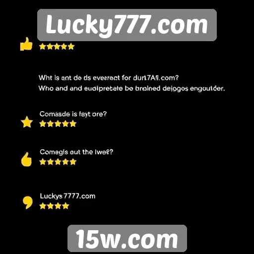 Opiniões de usuários sobre Lucky777.com